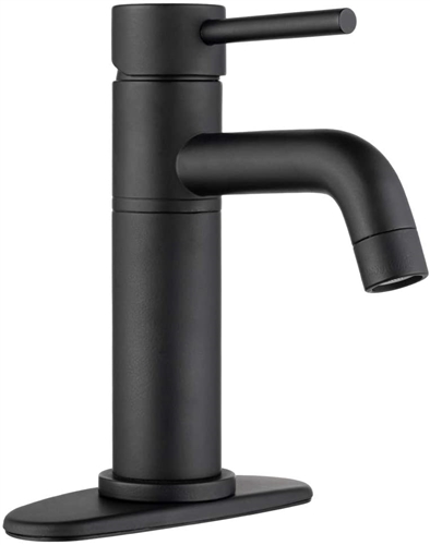 Dura Faucet DF-NML800-MB Single Handle Vessel Bathroom Sink Faucet - Matte Black