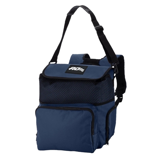 AO Coolers AOBPNB 18 Can Backpack Cooler, Navy Blue