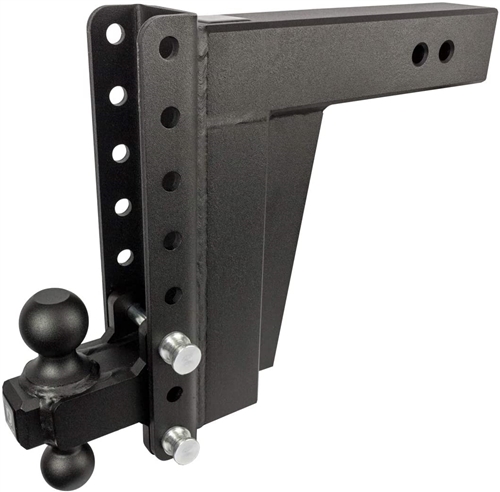 Bulletproof Hitches ED3010 Adjustable 2-Ball Mount For 3" Receiver, 10" Drop/Rise, 36,000 Lbs