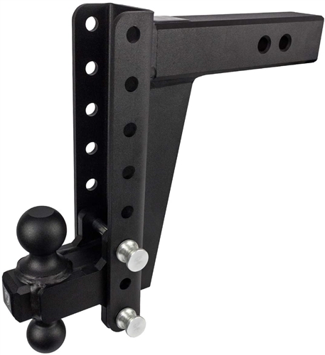 Bulletproof Hitches HD2510 Adjustable 2-Ball Mount For 2-1/2" Receiver, 10" Drop/Rise, 22,000 Lbs