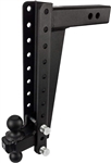 Bulletproof Hitches HD2516 Adjustable 2-Ball Mount For 2-1/2" Receiver, 16" Drop/Rise, 22,000 Lbs