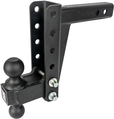 Bulletproof Hitches MD206 Adjustable 2-Ball Mount For 2" Receiver, 6" Drop/Rise, 14,000 Lbs