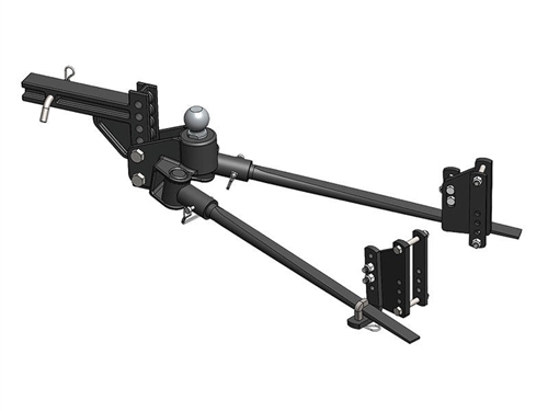 Blue Ox BXW0850 TrackPro Weight Distribution Hitch With Sway Control - 8,000 Lbs