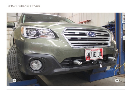 Blue Ox Base Plate Subaru Outback 2015 - 2016