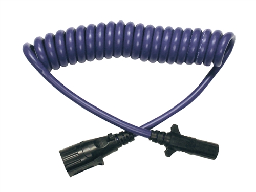 Blue Ox BX88206 7-Way To 6-Way Electrical Coiled Cable