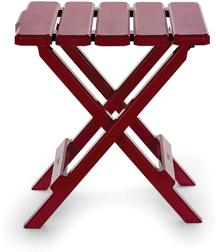 Camco 51684 Adirondack Small Folding Side Table - Red