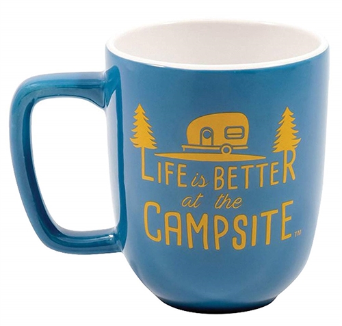 Camco 53232 Life Is Better At The Campsite Travel Mug - 12 Oz