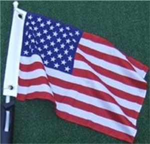 Flagpole To Go GCF-US American Flag For Golf Cart Flagpole - 12 x 18
