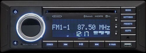 Jensen JWM72A RV Bluetooth Stereo with App Control