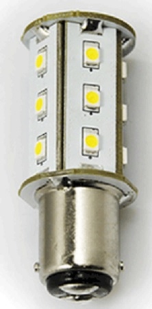 Bee Green LBA15D18WW Double Bayonet 360-Degree LED Lightbulb - 231 Lumens - Warm White