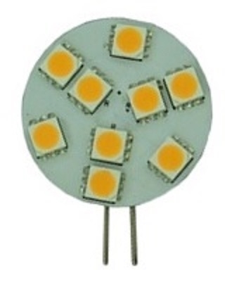 Bee Green LG4S963WW 3-Way Dimmable G4 Side Pin LED Lightbulb - Warm White - 197/129/65 Lumens - 12V