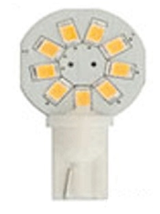 Bee Green LT10S9CW T10 Side Wedge Compact LED Lightbulb - 130 Lumens - Cool White