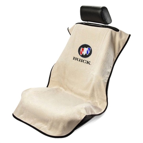 Seat Armour Car Seat Towel with Buick Logo - Tan