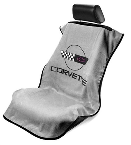 Seat Armour SA100COR4G Corvette Car Seat Towel - Gray