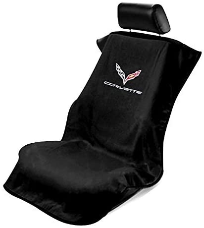 Seat Armour SA100COR7B Corvette C7 Car Seat Towel - Black