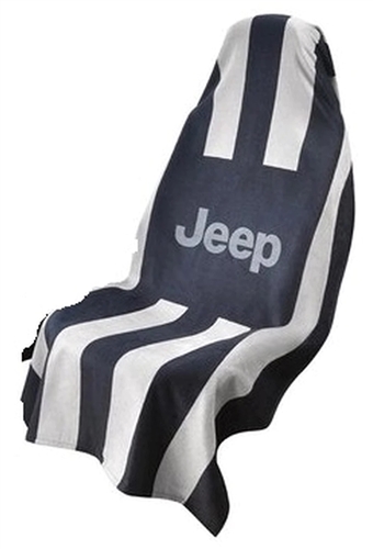 Seat Armour Towel 2 Go Jeep Seat Cover - Black/Gray