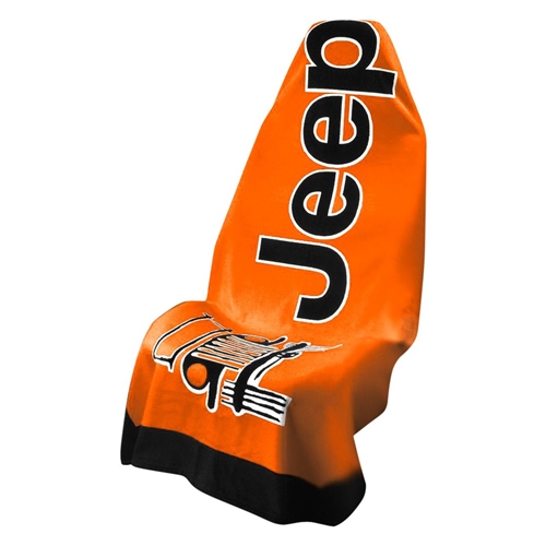 Seat Armour Towel 2 Go Jeep Seat Cover - Orange