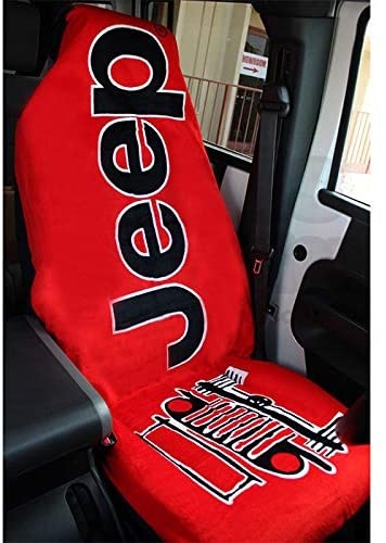 Seat Armour Towel 2 Go Jeep Seat Cover - Red