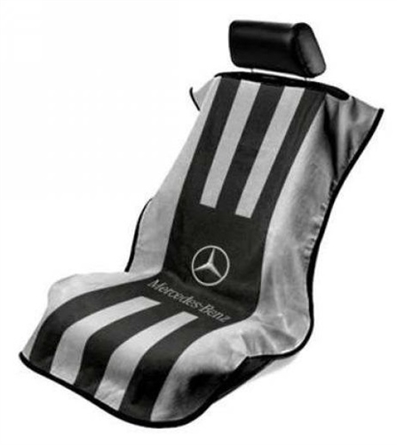 Seat Armour Towel 2 Go Mercedes Seat Cover - Black/Gray