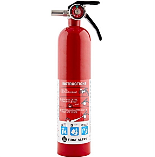 RV fire extinguisher