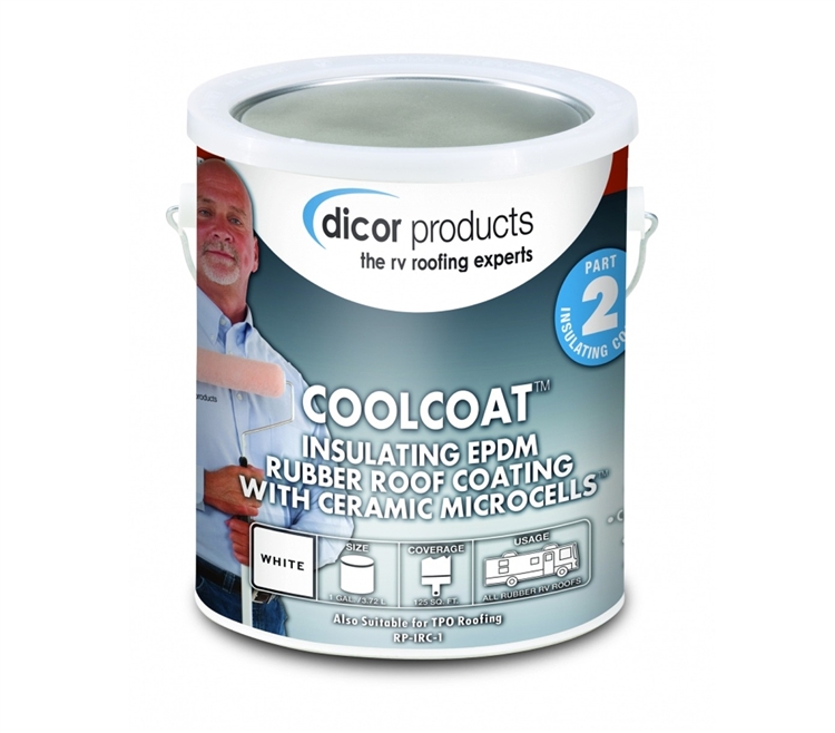 Dicor CoolCoat Insulating EPDM Rubber Roof Coating