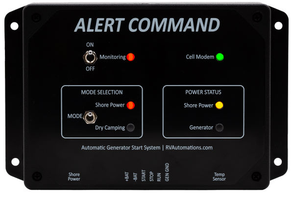 Samuel Brawl Agriculture RV Automations Alert Command Auto Generator Start & Temperature Monitoring  System