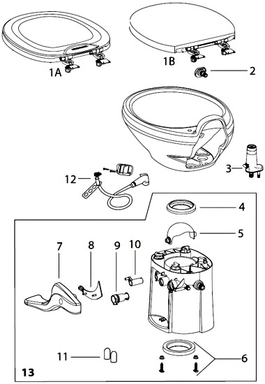 Thetford Aqua Magic Style II diagram