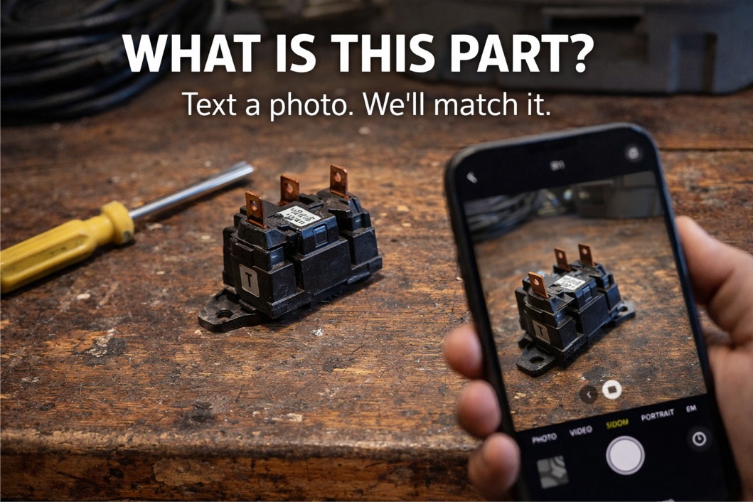 Text a photo of your RV part and we will match it