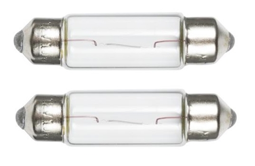 Ancor 522122 Festoon Light Bulb, 1.73" Long, 10W, 2 Pack
