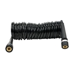 Viair 00034 Coiled Air Hose With 1/4" Quick Connect Couplers - 30 Ft