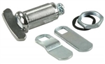 JR Products 00145 Deluxe 1-3/8" Thumb Compartment Lock for RV Storage Doors
