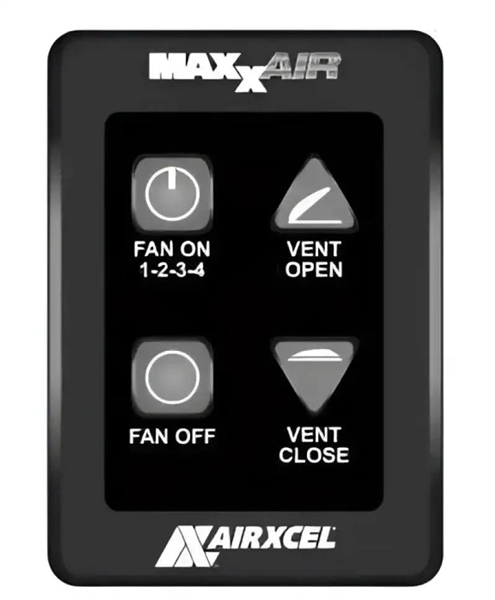 Maxxair 00A03550K Replacement 4-Key Wall Control Panel for MaxxFan Roof Vents