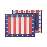 Faulkner 46503 Reversible RV Outdoor Patio Mat - Independence Day Design - 9' x 12'