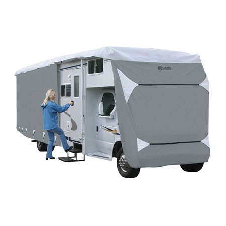 Classic Accessories 80-345-203101-RT Overdrive PolyPro 3 Deluxe Class C RV Cover, Fits 35' - 38' RVs