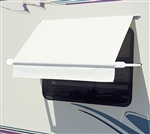 Carefree WH0304F4FW Simply Shade RV Window Awning - 3' - White