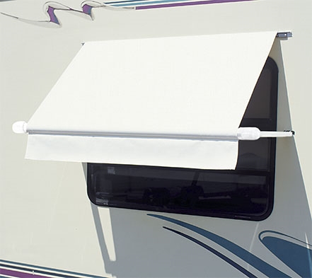 Carefree WH0304F4FW Simply Shade RV Window Awning - 3' - White