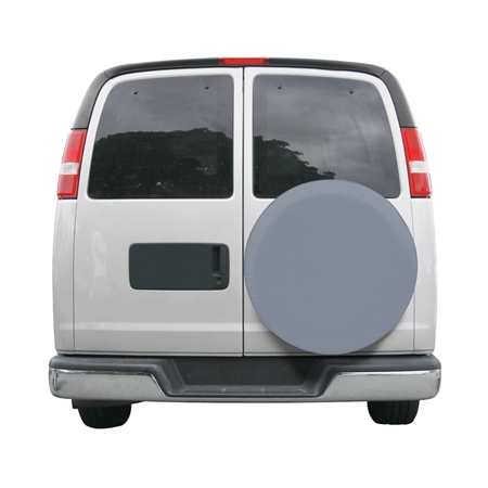 Classic Accessories 80-091-171001-00 26.75" - 27.75" Custom Fit Spare Tire Cover - Grey