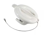 Thetford 01664 Replacement Cap for Slide-EZ Sewer Waste Valve, Fits 3-3/4" Fittings, White