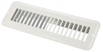 JR Products 02-28925 2" x 10" Metal Floor Register, White