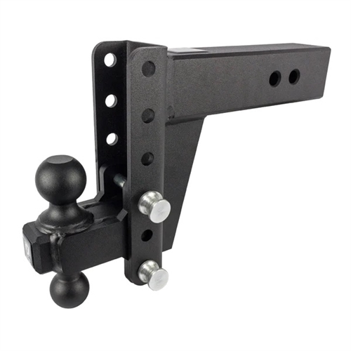 Bulletproof Hitches HD306 Adjustable 2-Ball Mount For 3" Receiver, 6" Drop/Rise, 22,000 Lbs