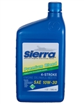 Sierra Marine 18-9420-2 4-Stroke Outboard Engine Oil, SAE 10W-30, 1 Quart