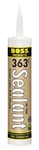 Accumetric 02434BR10 BOSS 363 Acrylic Latex Caulk Sealant With Silicone - Brown - 10.1 Oz
