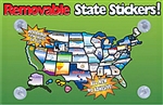 State Sticker State Stickers and Map
