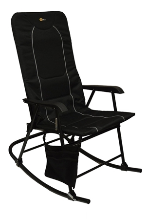 Faulkner Dakota Folding Rocking Chair - Black