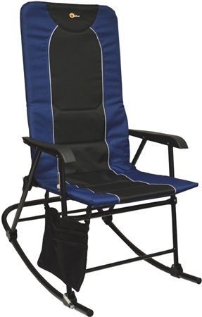 Faulkner Dakota Folding Rocking Chair - Blue/Black