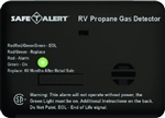 Safe-T-Alert 20-441-P-BL 20 Series Mini Propane/LP Gas Detector - Surface Mount - Black