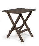 Camco 51886 Large Folding Side Table - Brown