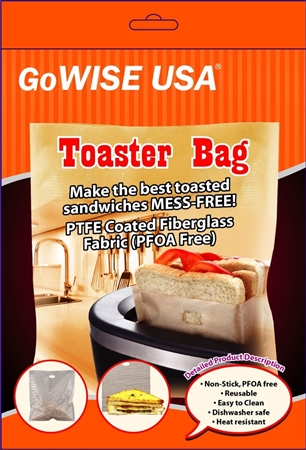 Ming's Mark GW22618 Non-Stick Toaster Bag- Set Of 2