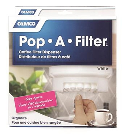Camco 57081 Pop-A-Filter - White