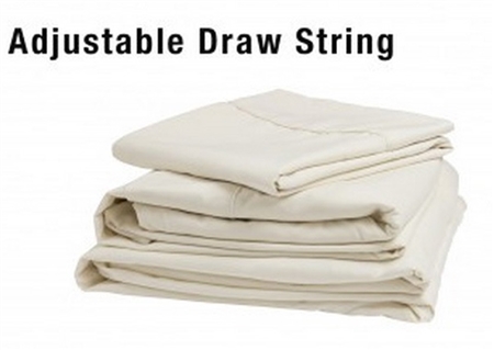 Denver Mattress Cot and Bunk Adjustable Sheet Set - Ivory